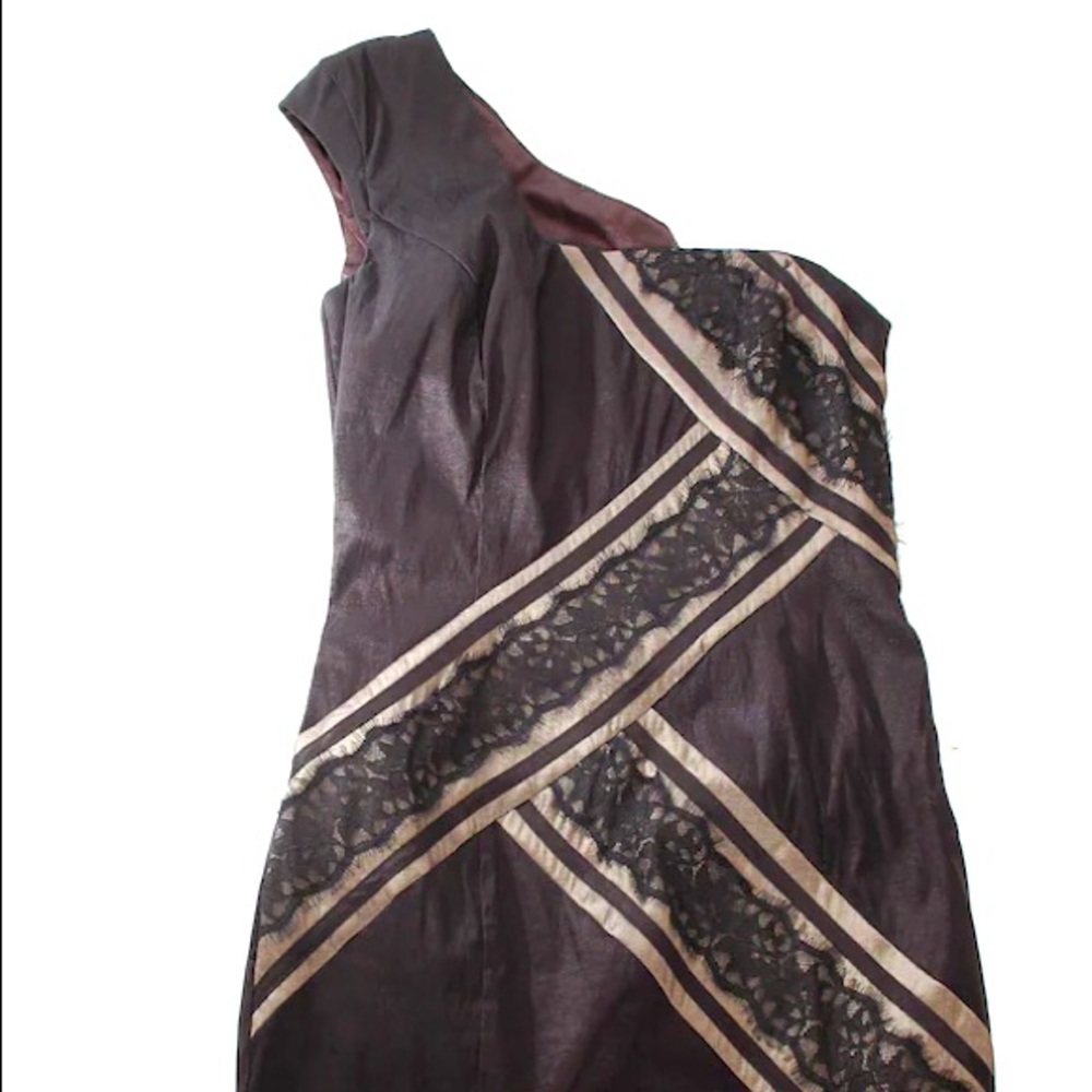 Jessica McClintock One Shoulder Cocktail Dress